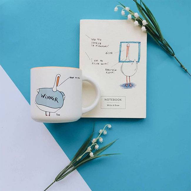 Gifty Чашка Гусь Winner 320 мл