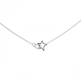Ожерелье со звездой Cote &amp; Jeunot из серебра
