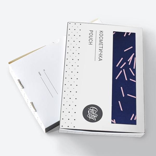 Косметичка текстильная Gifty Sticks Косметичка текстильная Gifty Sticks