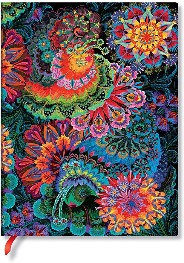 Блокнот Paperblanks Большой Olena's Garden Flexi Лунный Свет