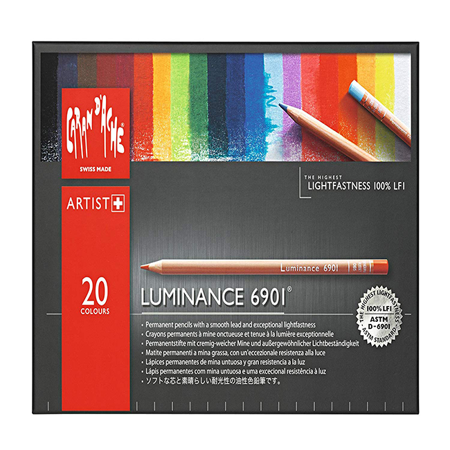 Набор Permanent карандашей Caran d'Ache Luminance 6901 20 цветов