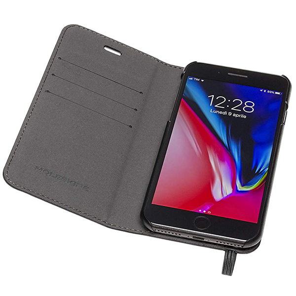 Чехол-книжка Moleskine для iPhone 6+/6s+/7+/8+ Черный