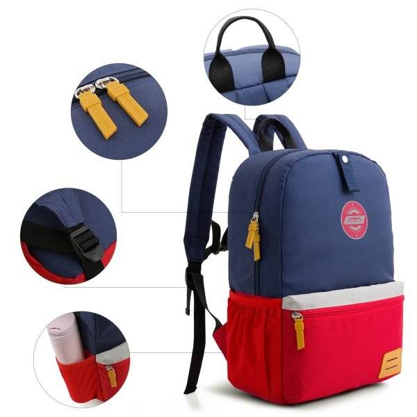 Дитячий рюкзак Mommore S Синій \ Червоний