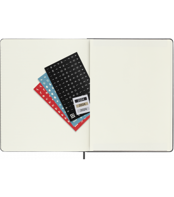 Большой Еженедельник Moleskine Вертикальный PRO 2026 Черный