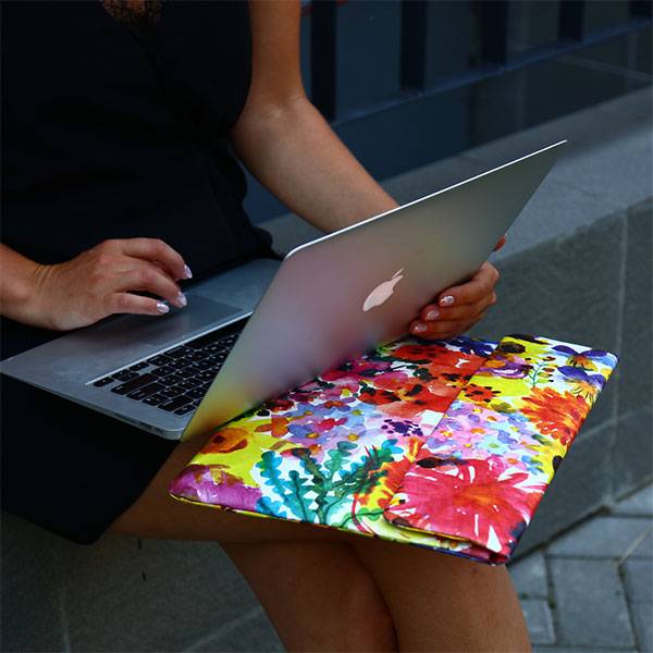 Чехол для MacBook 12" Paper Ninja Flowers