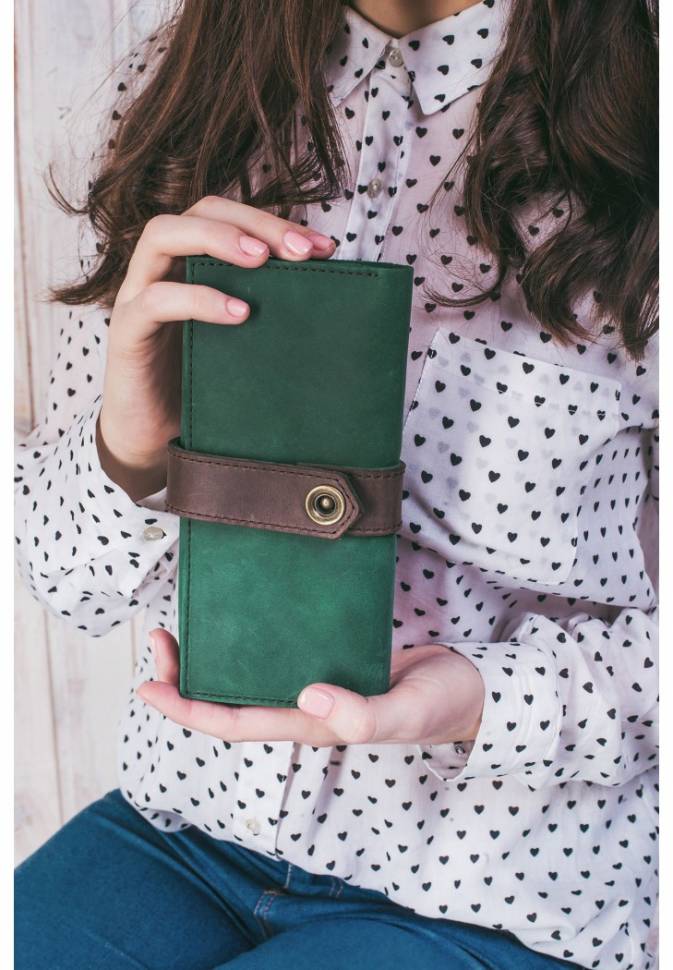 Портмоне BlankNote 3.0 Смарагд-горіх