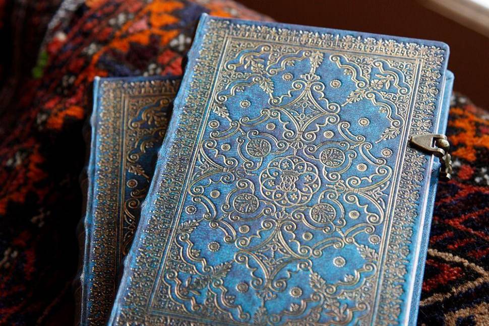 Большой блокнот Paperblanks Эквинокс Лазурный Чистые листы