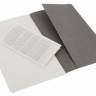Средняя тетрадь (3 шт) Moleskine Cahier серая Чистые листы