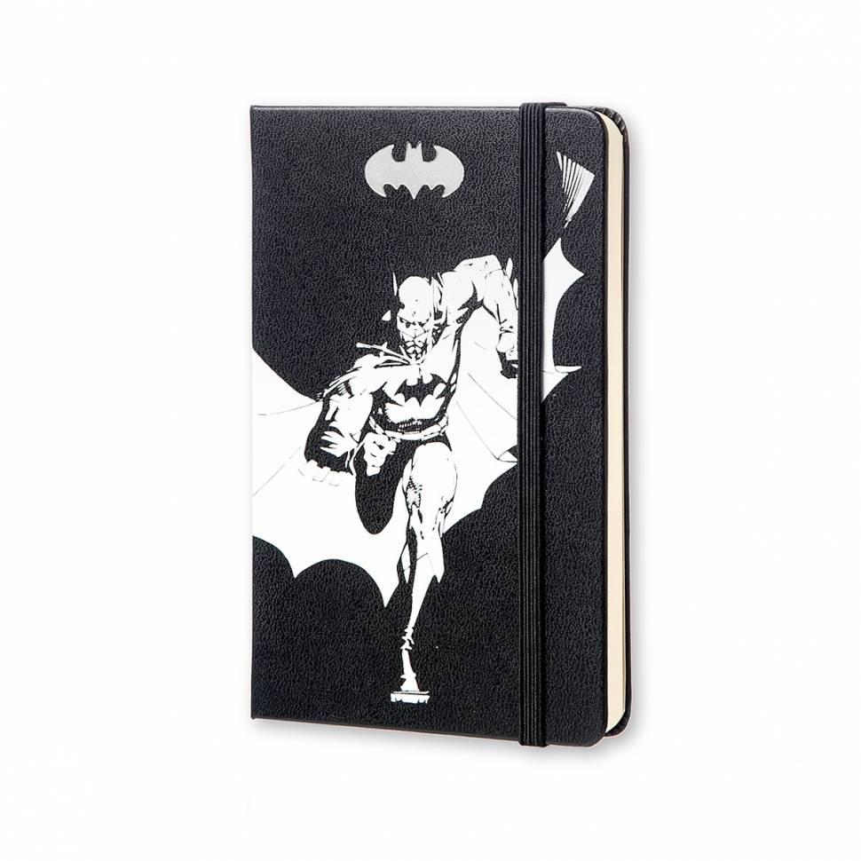 Карманный блокнот Moleskine Batman чистые листы твердая обложка