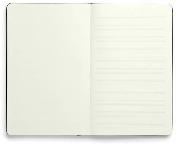 Средний блокнот для нот Moleskine Art Черный