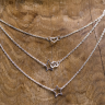Ожерелье с сердцем Cote & Jeunot из серебра