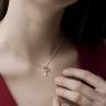 Ожерелье из серебра Côte & Jeunot Ключик к твоему сердцу