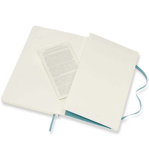 Средний блокнот Moleskine Classic Мягкая обложка Океанский синий Чистые листы