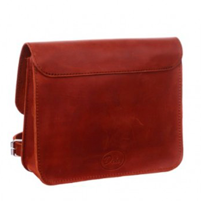 Кожаная женская сумка Dekey Эмма Плюс Коньяк