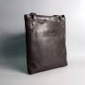 Шкіряна жіноча сумка-шоппер AV2 Коричнева (B622)