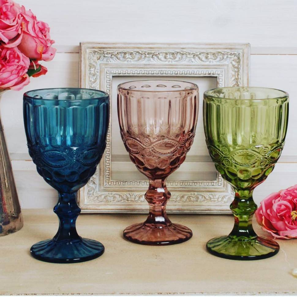 Бокал Винтаж розов 300 мл