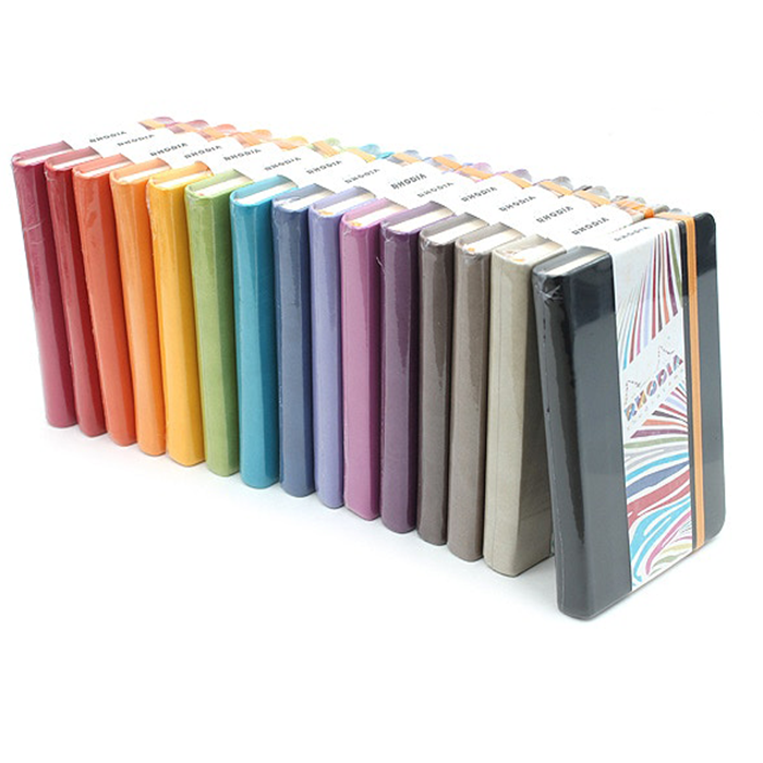 Блокнот Rhodia Rhodiarama черный А6 в линию