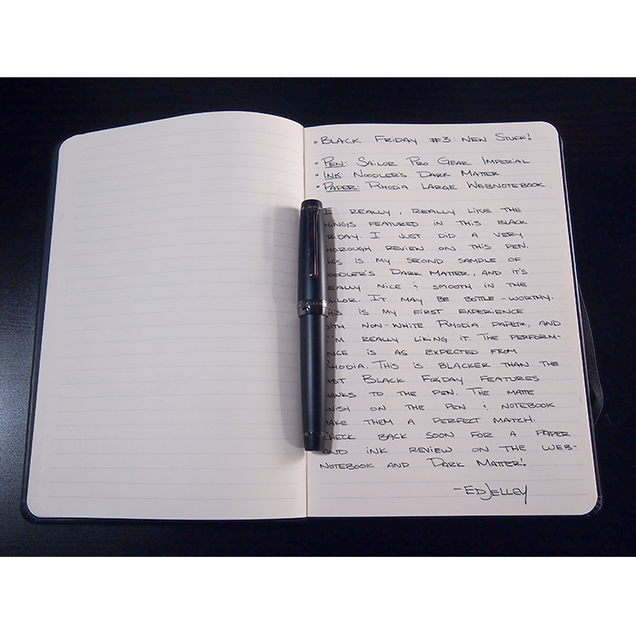 Блокнот Rhodia Rhodiarama черный А6 в линию