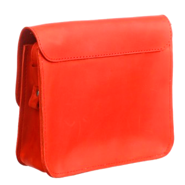 Кожаная женская сумка Dekey Эмма Плюс Красная