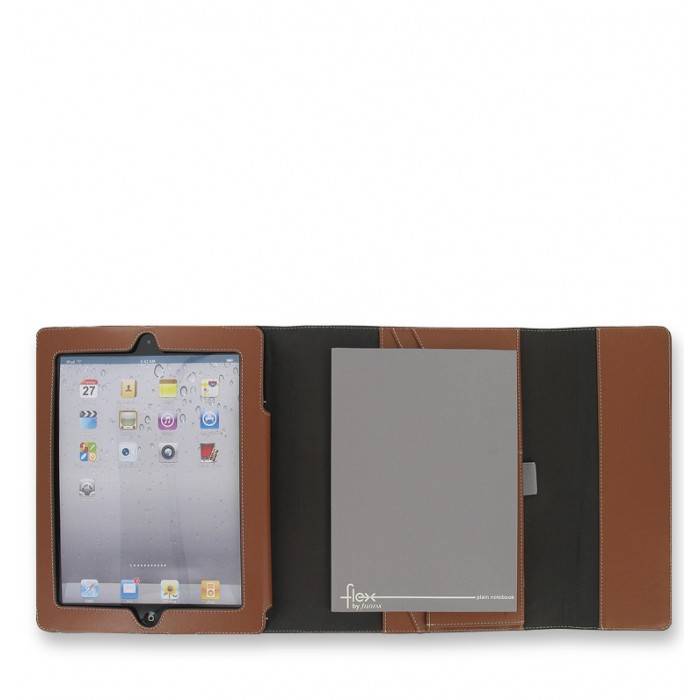 Чехол-блокнот Flex by Filofax Natural Leather iPad Case Tan (855006)