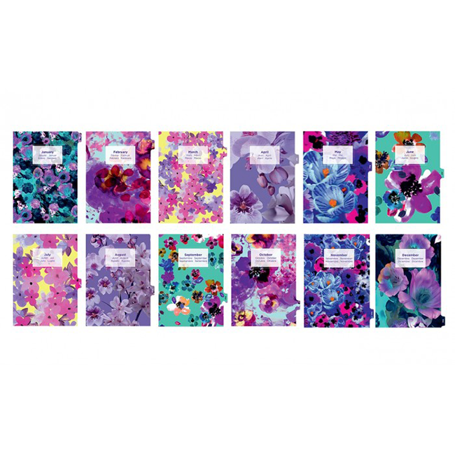 Бланки Цветы Filofax Pocket на 2019 год (6321)