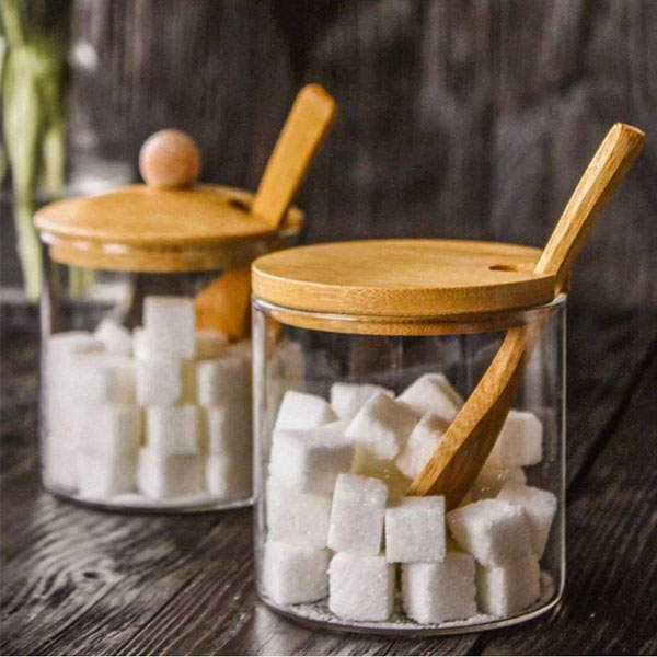 Сахарница с бамбуковой крышкой Стокгольм 250 мл