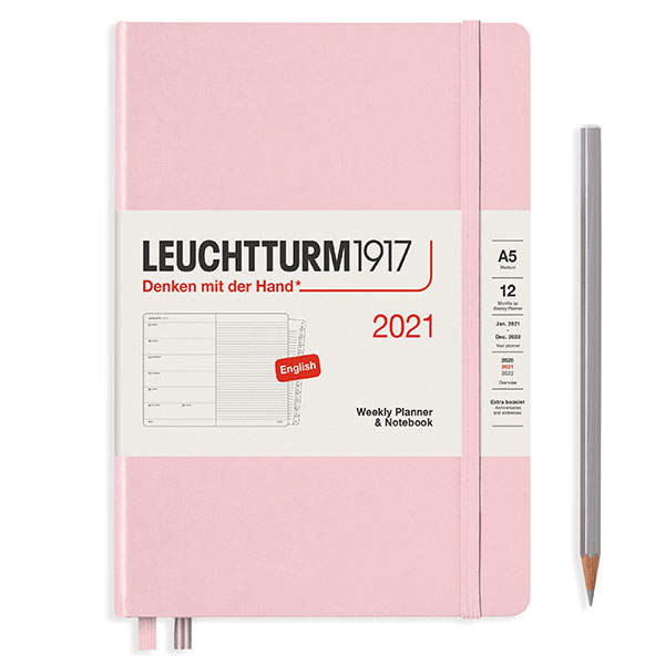 Средний Еженедельник с Заметками Leuchtturm1917 Powder 2021