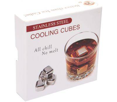 Набор золотых камней для виски (4 шт)