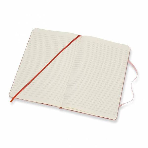 Записная книга Moleskine Rolling Stones средняя Линия Розовая Канва