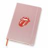 Записна книжка Moleskine Rolling Stones середня Лінія Рожева Канва