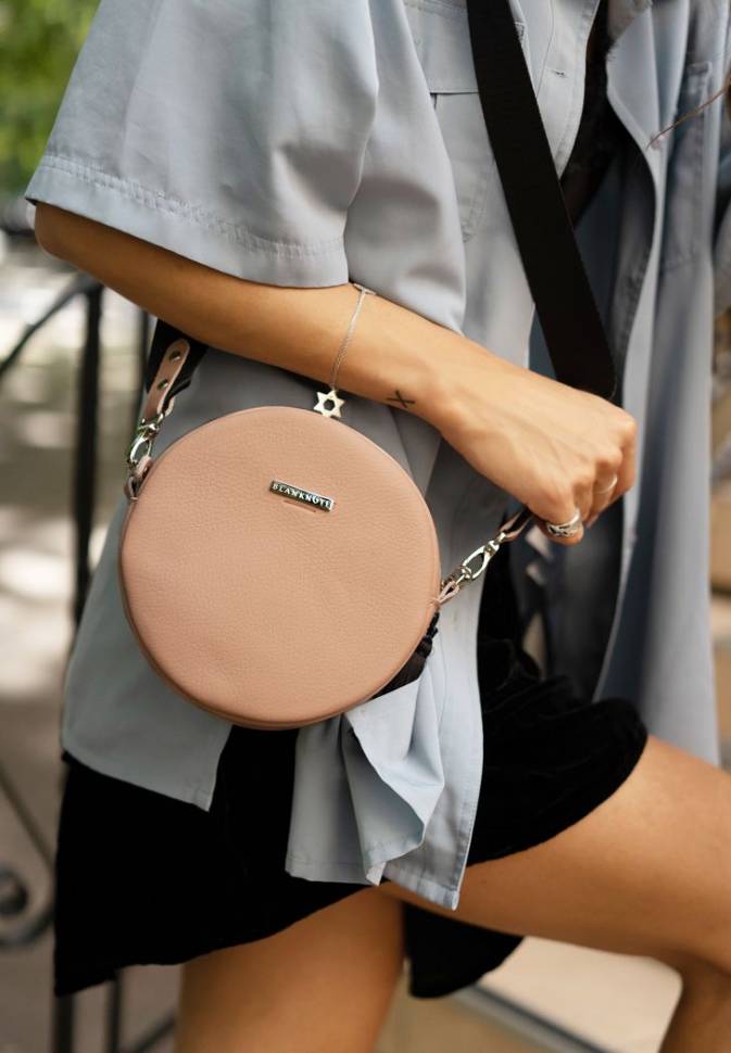 Сумка BlankNote круглая Крем-брюле