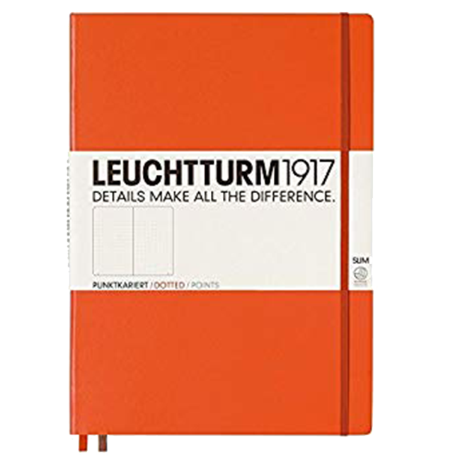 Блокнот Leuchtturm1917 MasterSlim Оранжевый Точка (347173)