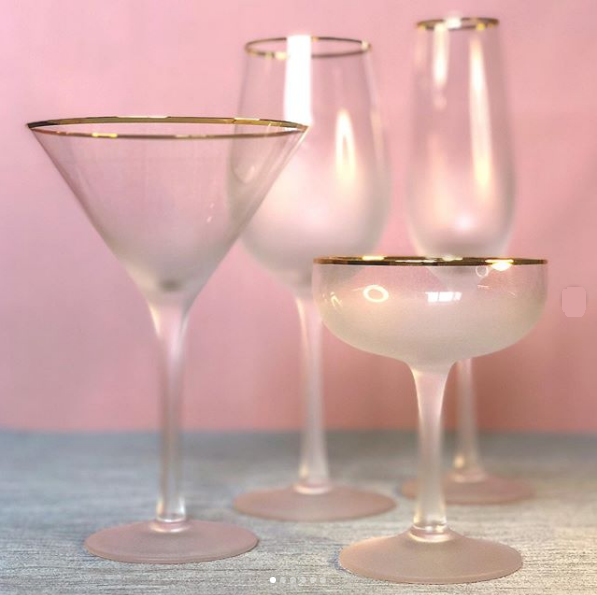 Бокал для Маргариты Gold Rome 175 мл