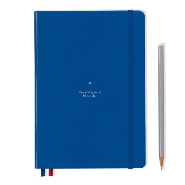 Средний Блокнот Leuchtturm1917 100 Years Bauhaus Синий Точка (359618)