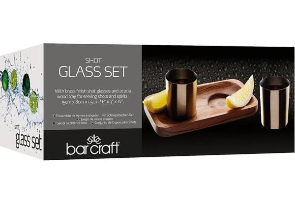 Набор рюмок для шотов на подставке BarCraft