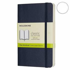 Карманный блокнот Moleskine Classic Мягкая обложка Сапфир Чистые листы
