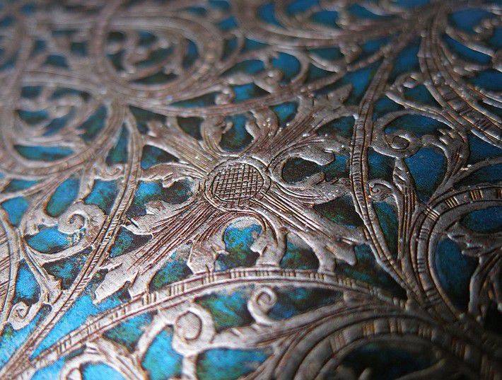 Карманный блокнот Paperblanks Серебряная Филигрань Лазурный