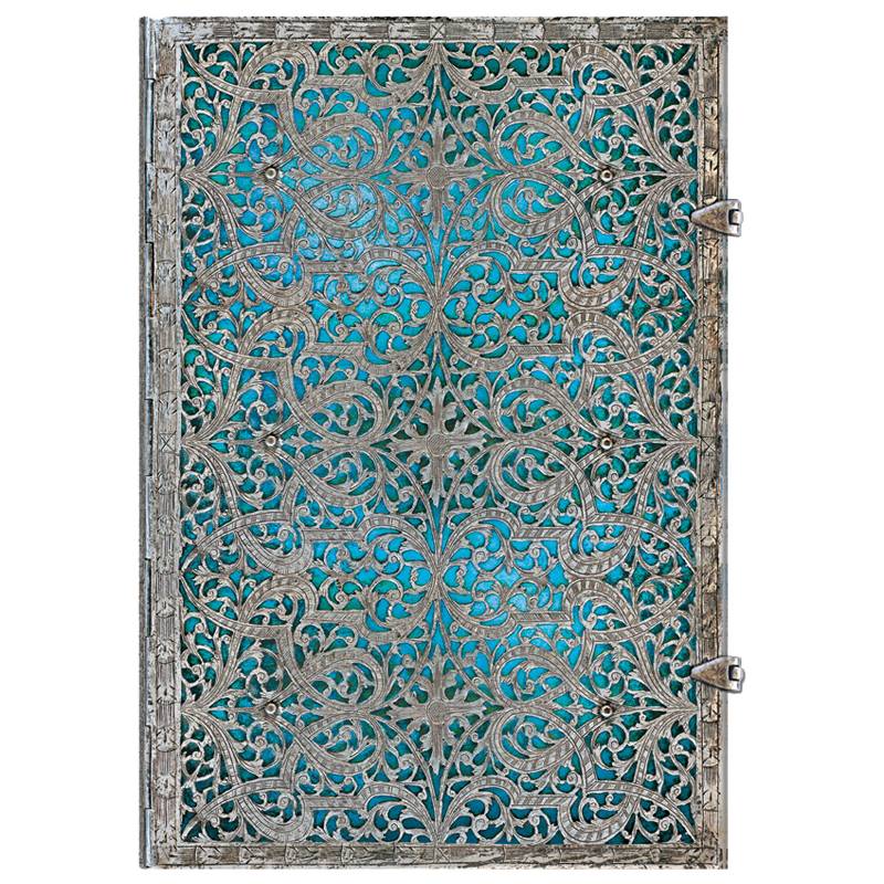 Карманный блокнот Paperblanks Серебряная Филигрань Лазурный