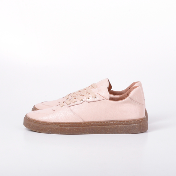 Кожаные кеды Hillstar бежевые