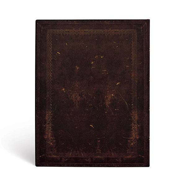 Блокнот Paperblanks Большой Старая Кожа Flexi Черный Марокканский Bold