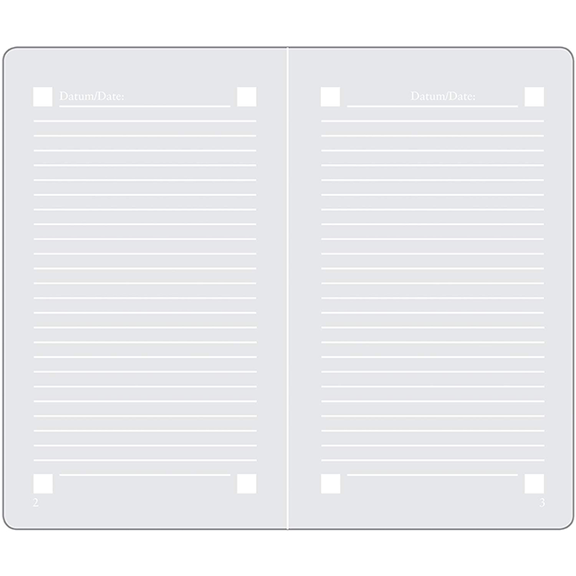 Блокнот Leuchtturm1917 WhiteLines MasterSlim Черный Линия (345308) с отрывными листами