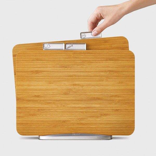 Набор Разделочных Досок с подставкой Joseph Joseph Бамбук