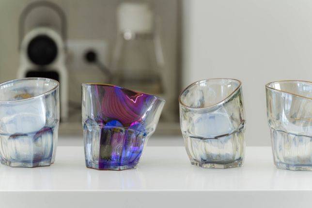 Набор Пьяных Радужных Стаканов для виски (6 шт + ящик)