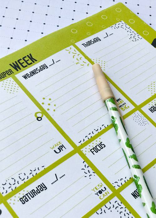 Настільний щотижневий планер My Super Week