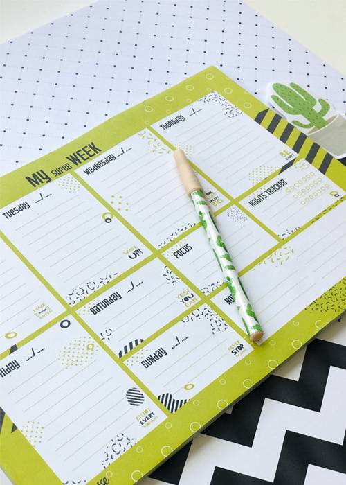 Настільний щотижневий планер My Super Week