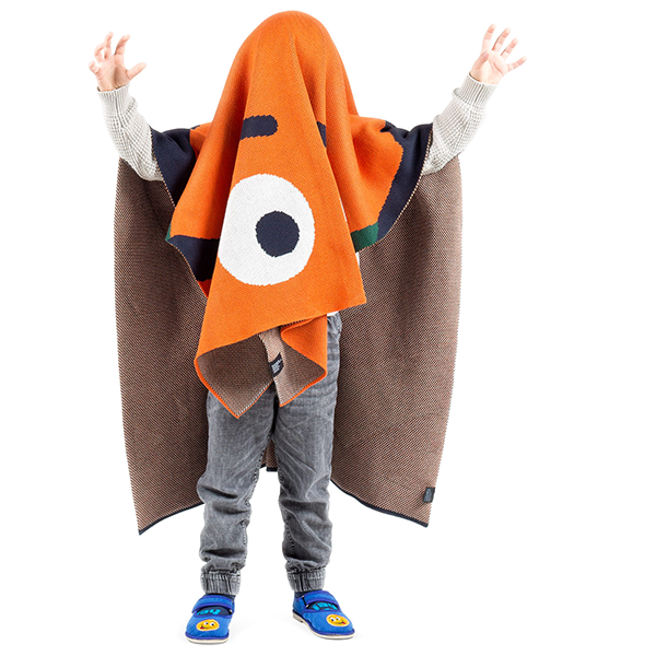 Плед из хлопка Woolkrafts Tiger 140х100 см