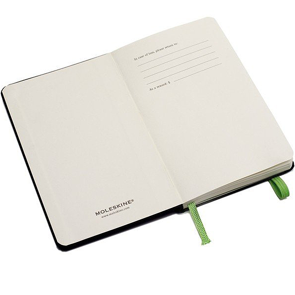 Карманный блокнот Moleskine Evernote Черный Линия