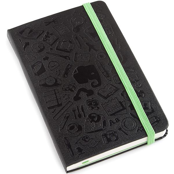 Карманный блокнот Moleskine Evernote Черный Линия