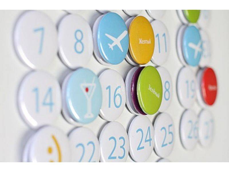 Вечный магнитный календарь Дорогая Вечный магнитный календарь Дорогая