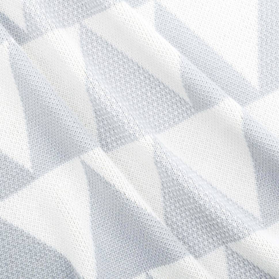 Плед из хлопка Woolkrafts Mount Серый 140х100 см